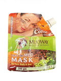 MudWay Dead Sea Mud Mask with Coffee Extract 3-in-1 for Face, Body & Hair (200g)