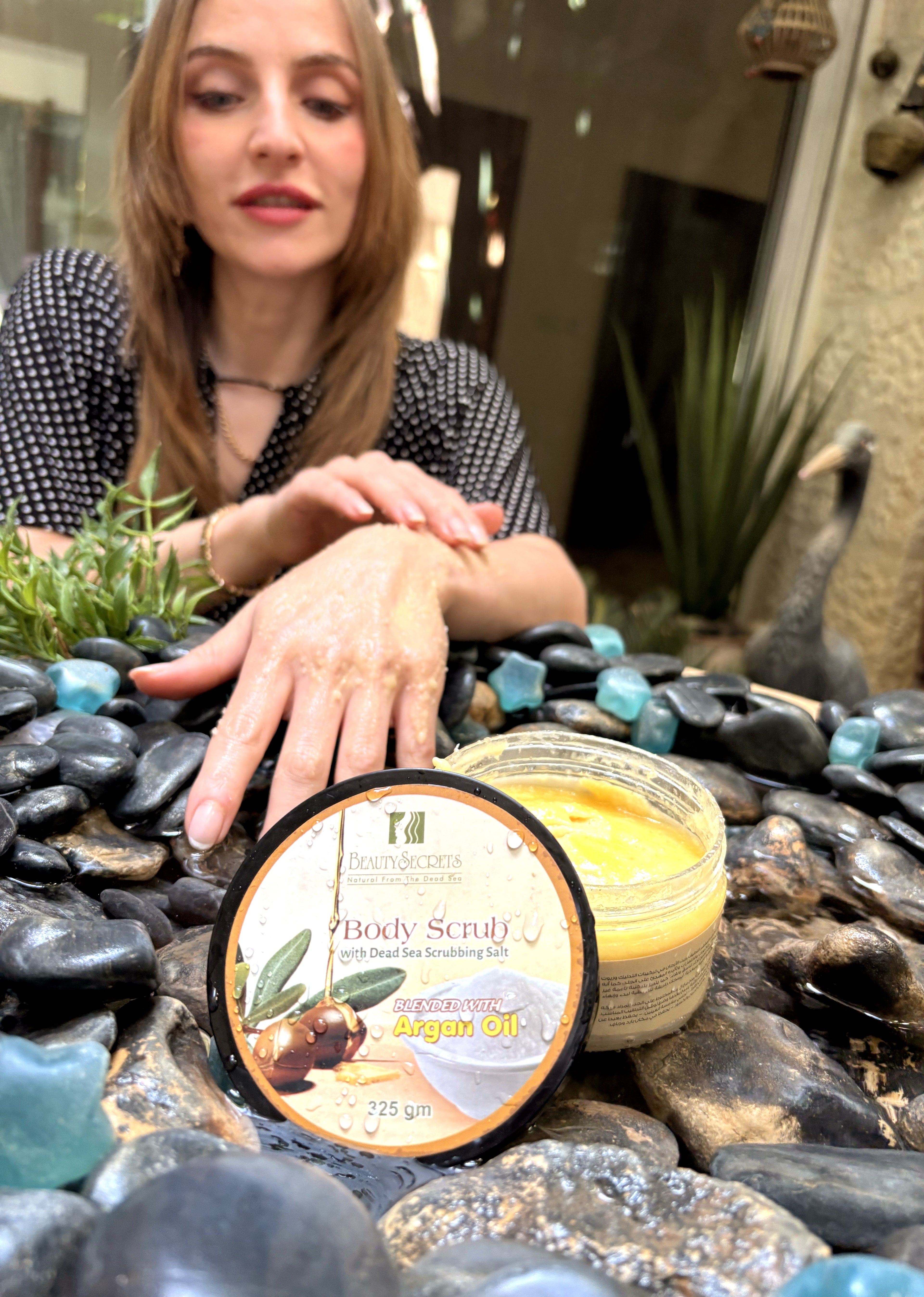 Dead Sea Mineral Body Scrub with Argan Oil (325g)