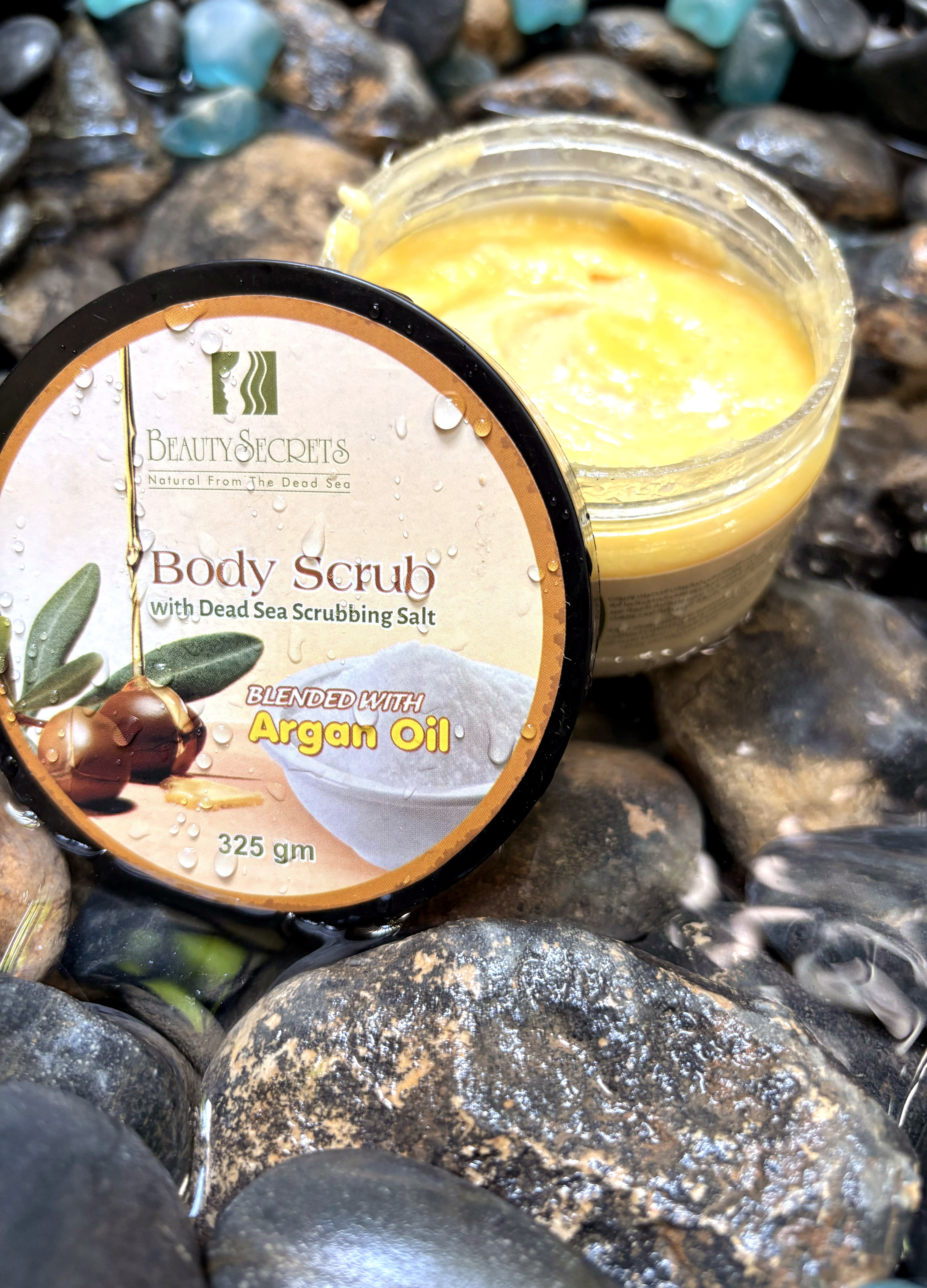 Dead Sea Mineral Body Scrub with Argan Oil (325g)